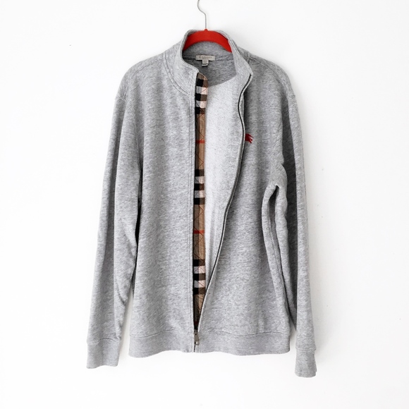 burberry full zip hoodie